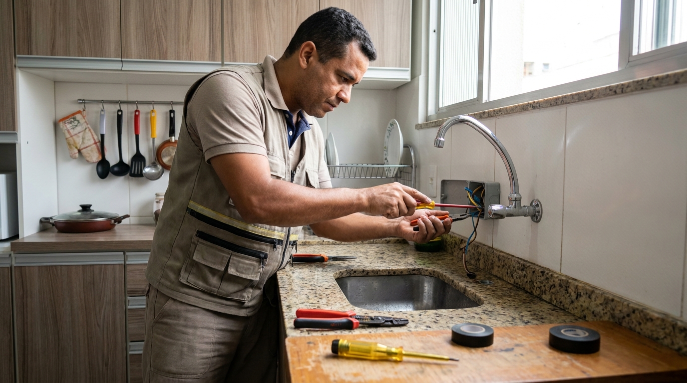 Instalação em Cozinha ou Área Gourmet
