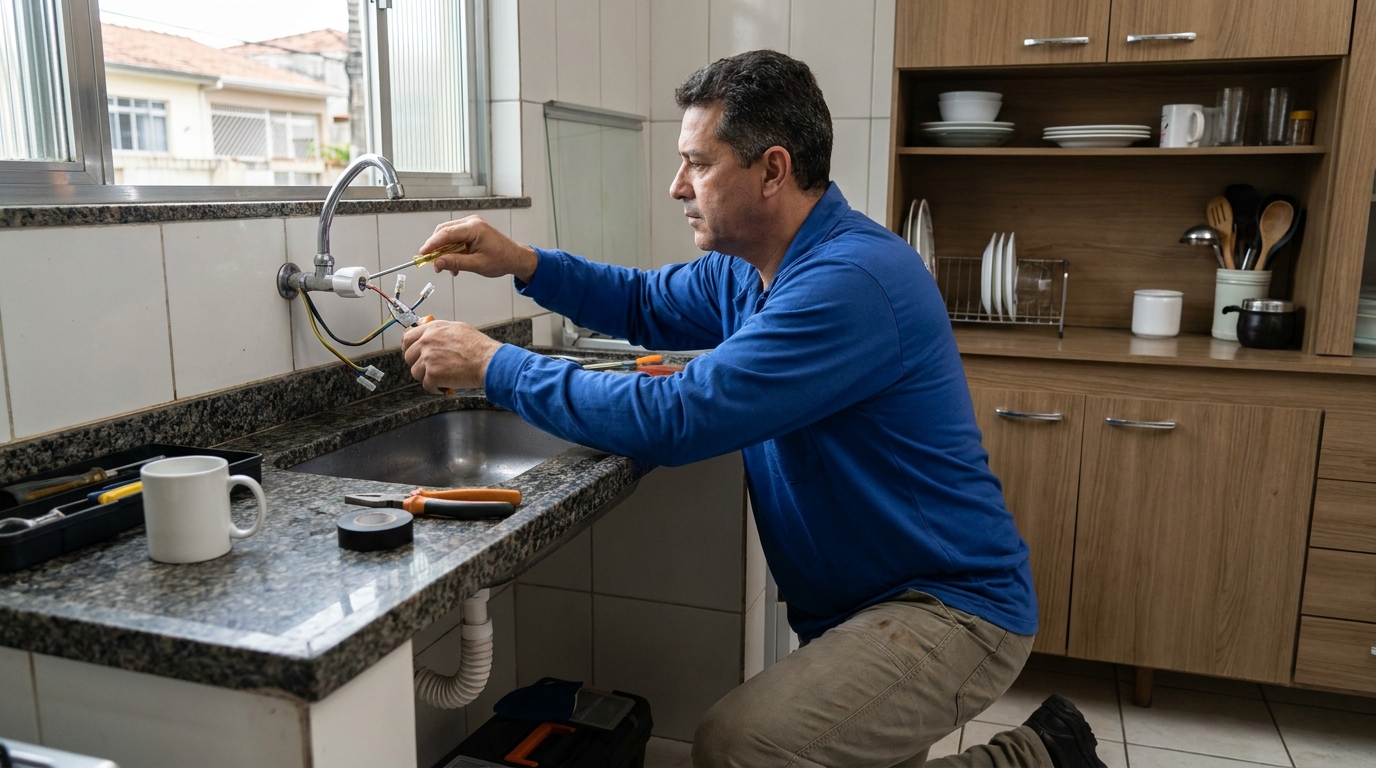 Reparo em Torneira Elétrica